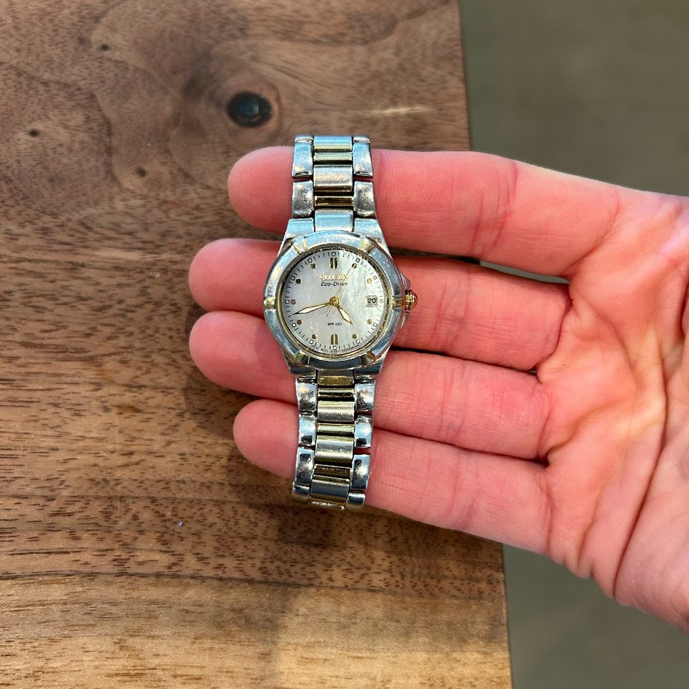 Women's two-tone Citizen Eco-Drive watch